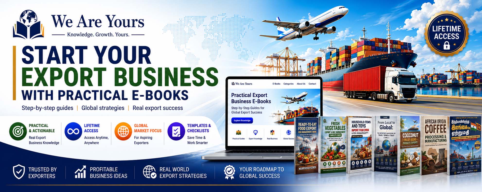 We Are Yours – Start Your Export Business with Practical E-Books